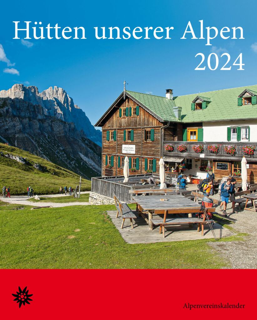 Alpenvereinskalender 2024 mit Neuer Thüringer Hütte